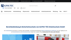Details : Alpha-Tex Arbeitsschutz, Arbeits- und Berufsbekleidung